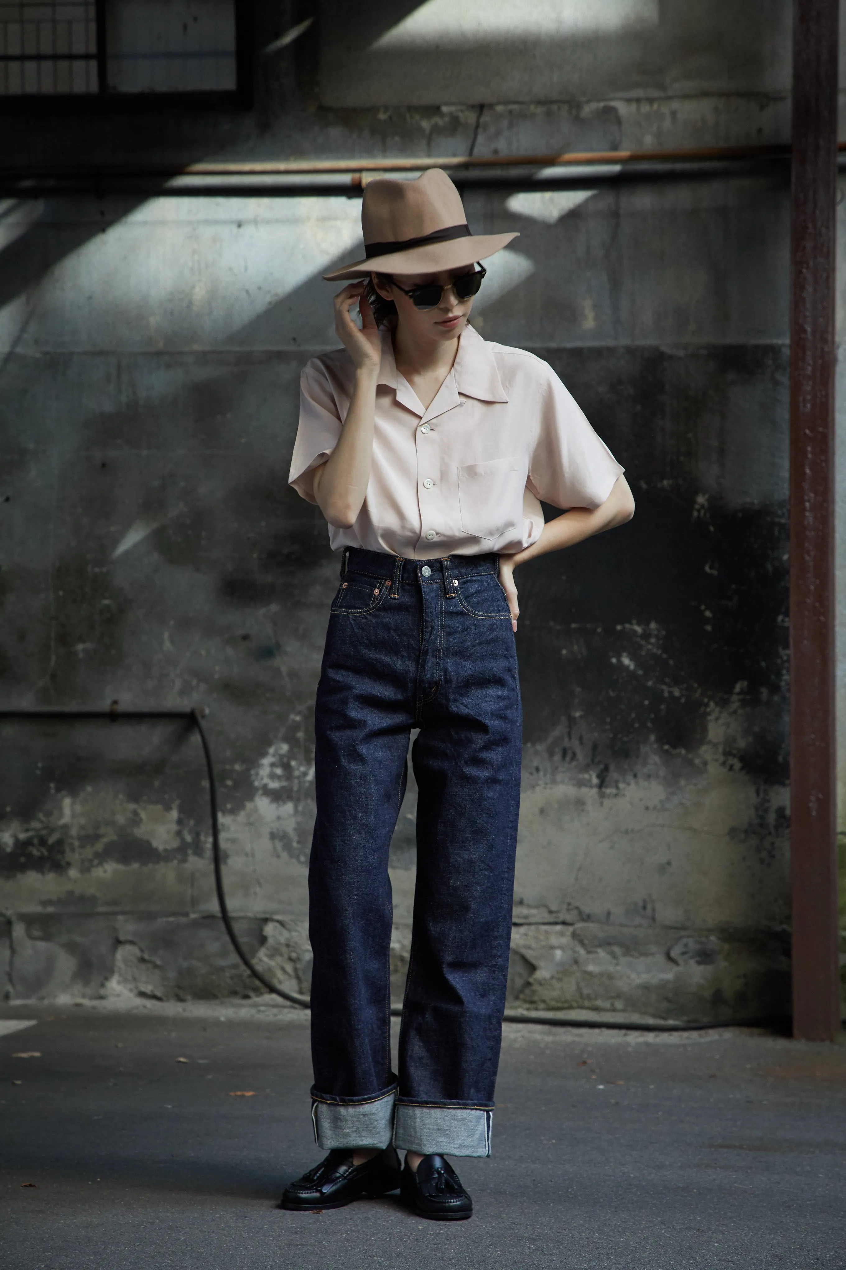 0107 - Womens Wide Straight “MONROE” Denim -