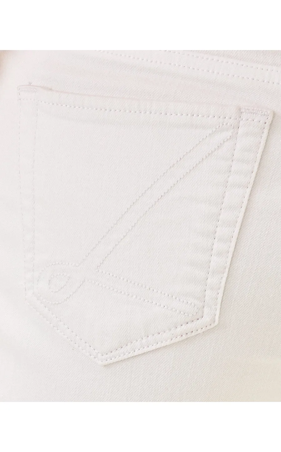 33" Aniston High Rise Straight Leg Jean - Resort White