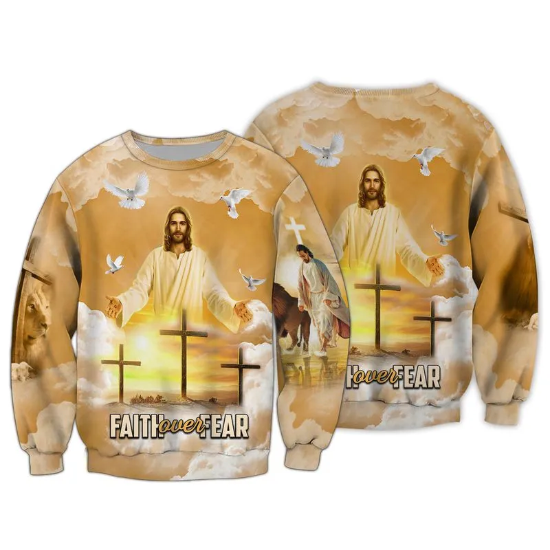 3D Full Print Faith Over Fear