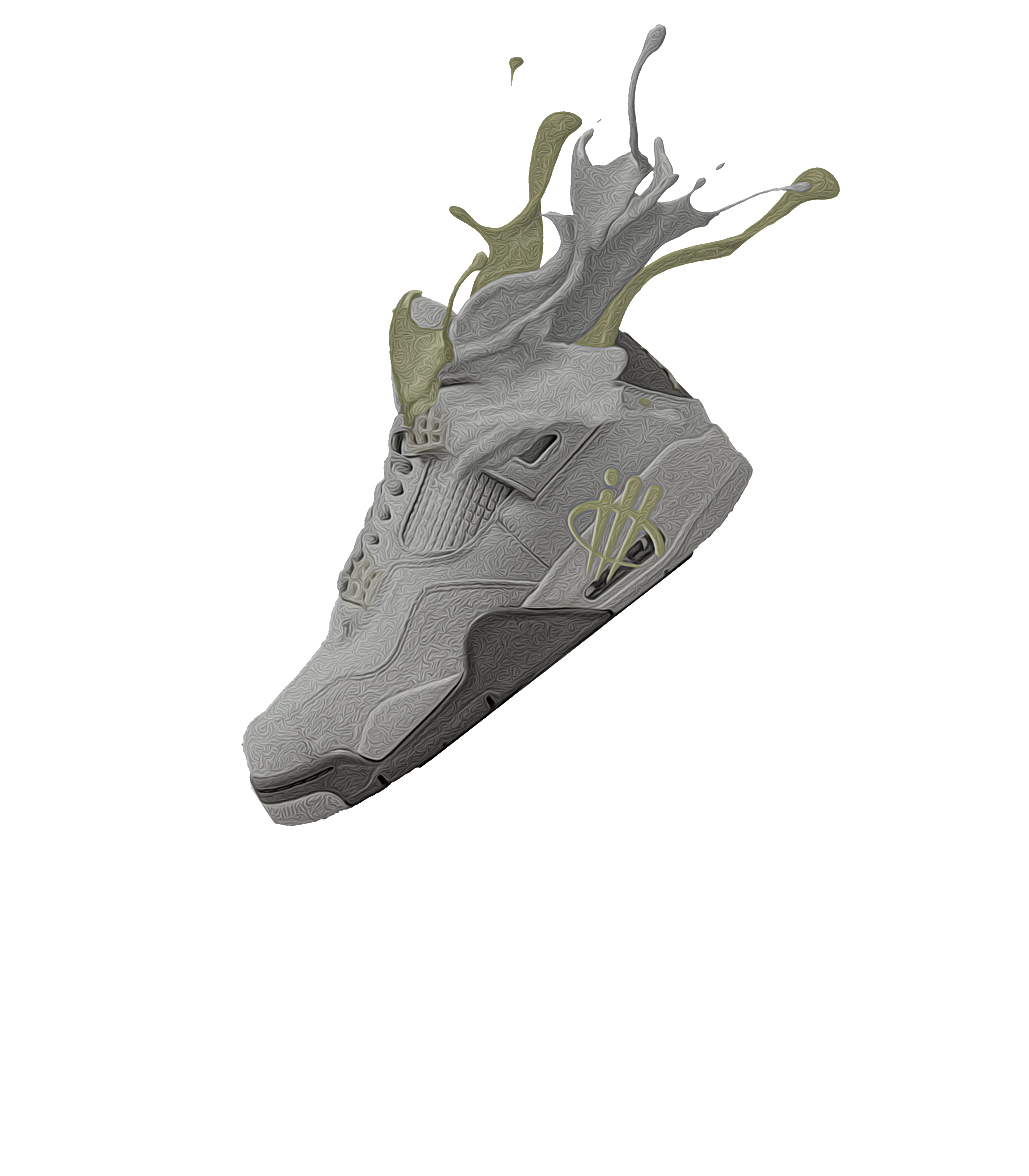 Air Jordan 4 SE Craft Photon Dust - White T-Shirt (SPLASH 4)