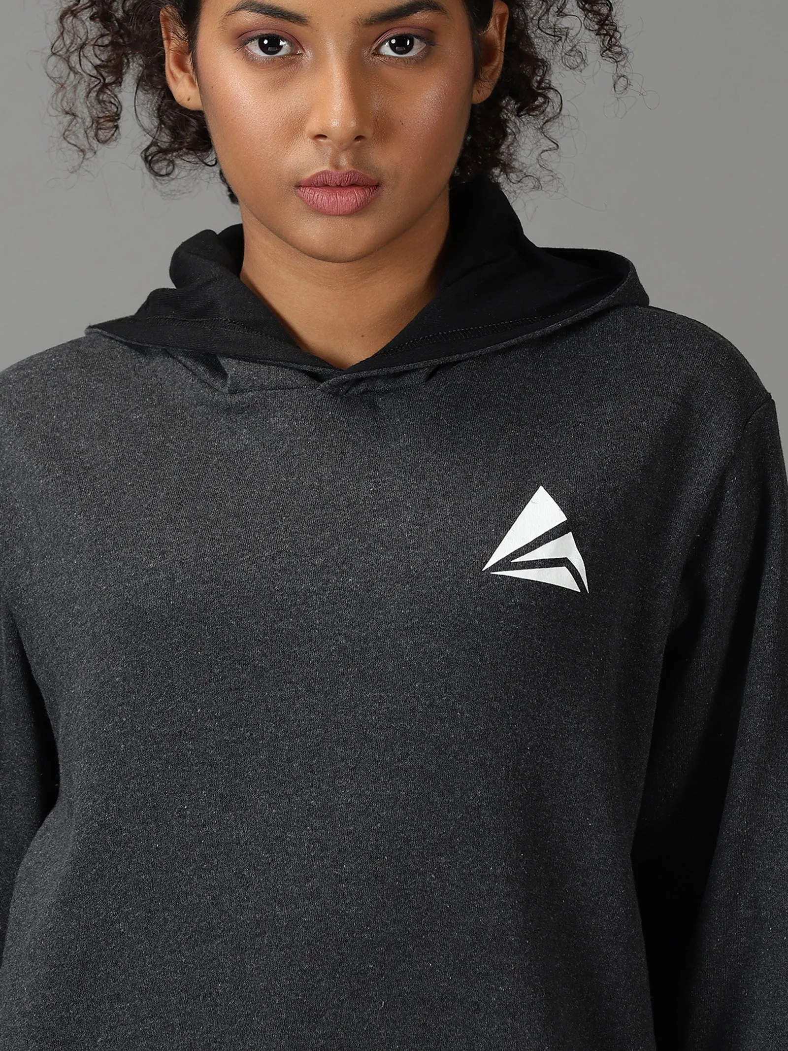 Angar Sport Print Hoodie For Women