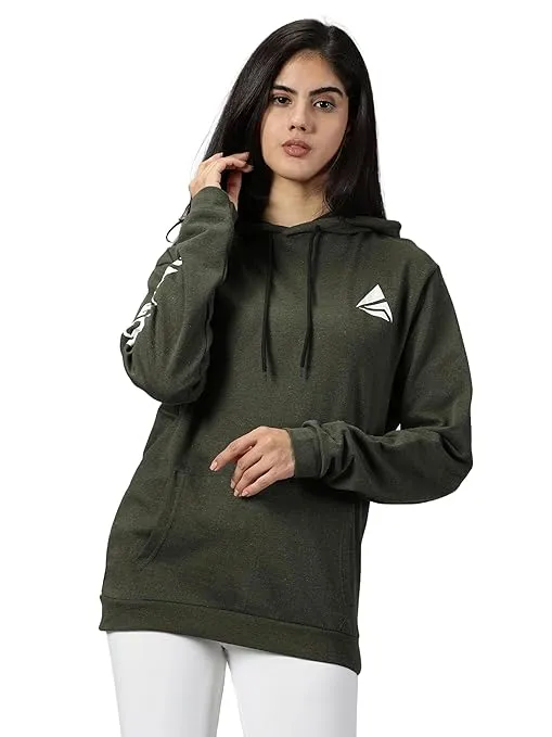 Angar Sport Print Hoodie For Women