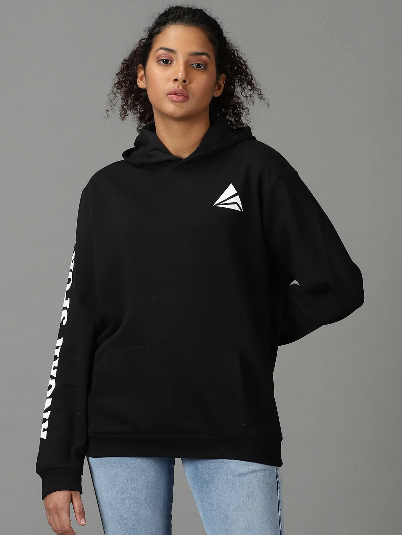 Angar Sport Print Hoodie For Women