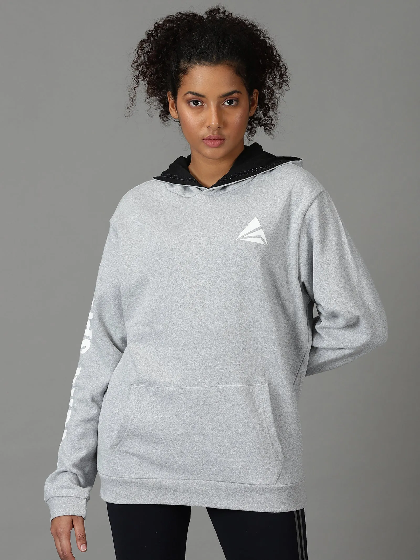 Angar Sport Print Hoodie For Women