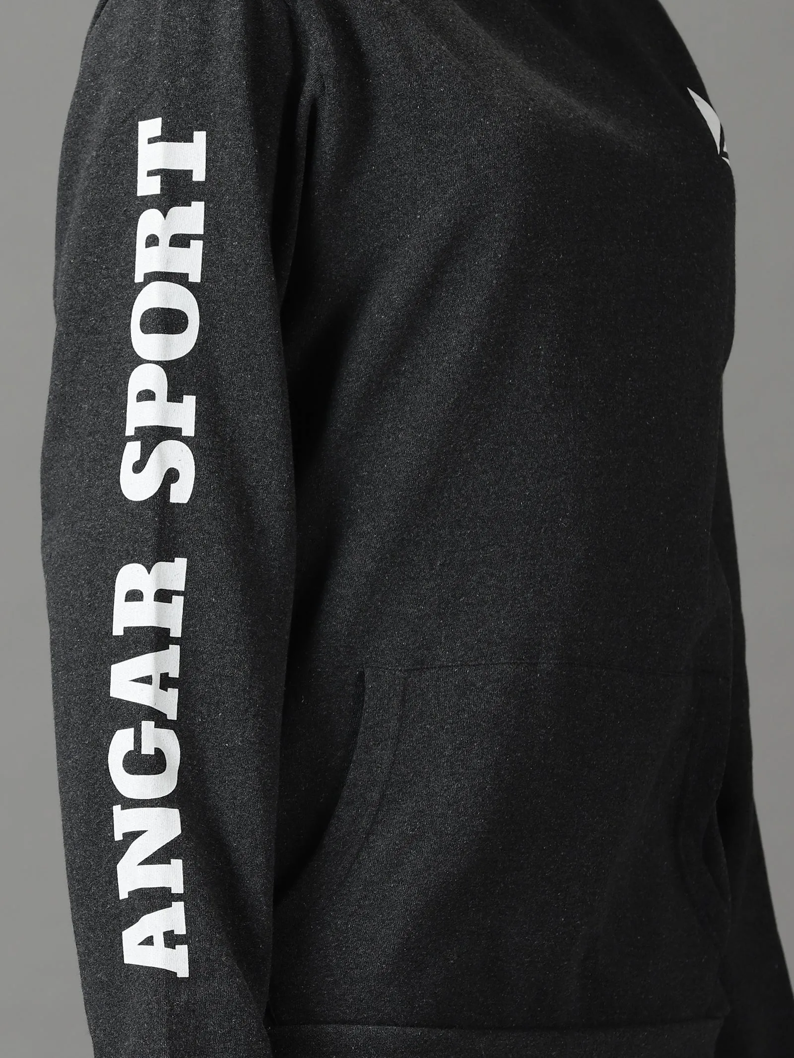 Angar Sport Print Hoodie For Women