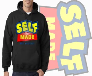 Art Society x Retro Kings SELF MADE 3D HOODIE BLACK