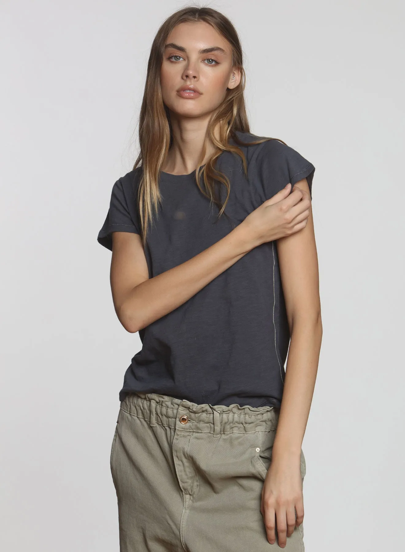 Ava Classic Tee - Graphite