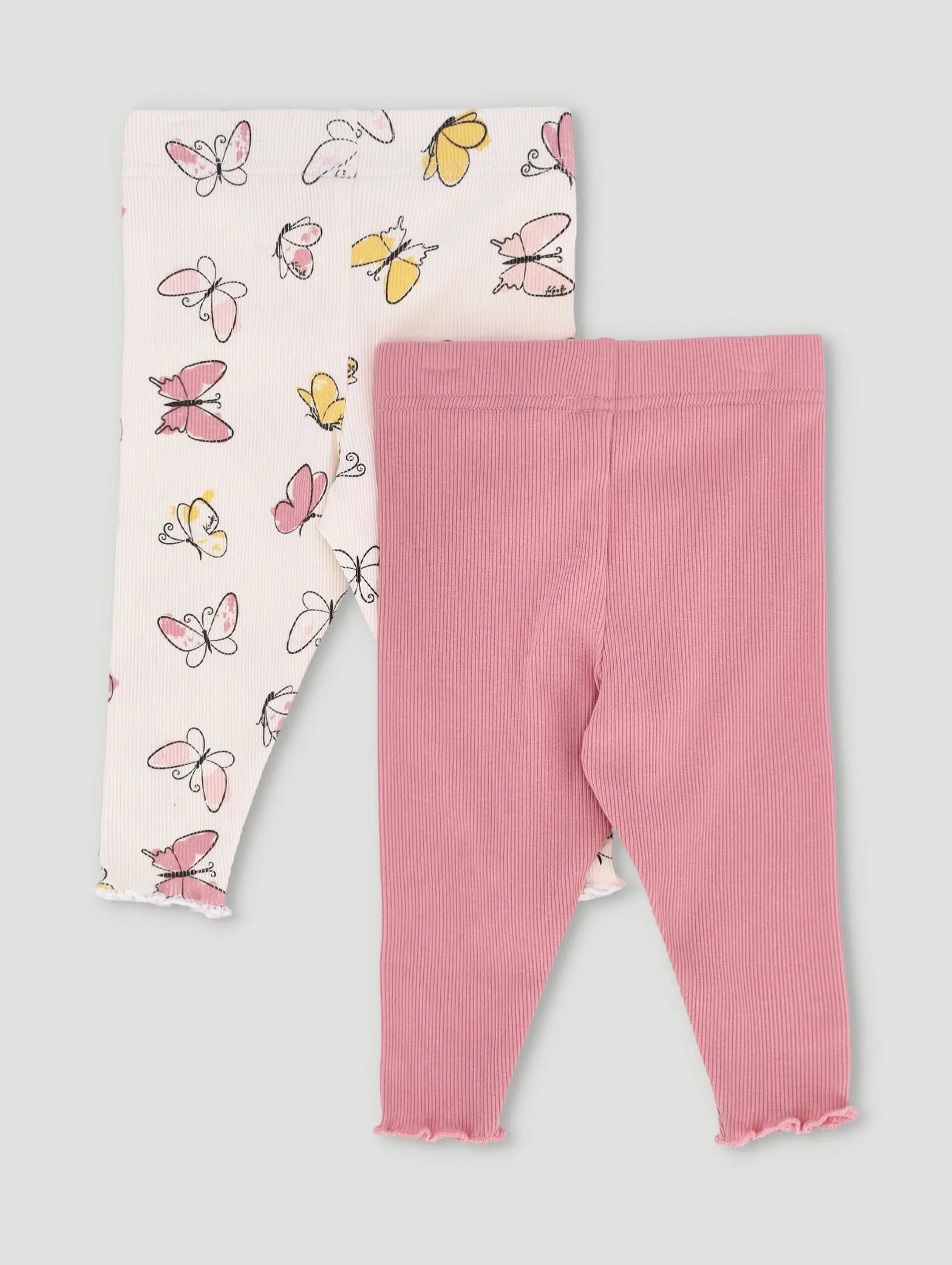 Baby Girls Vintage Butterfly Pack Legging
