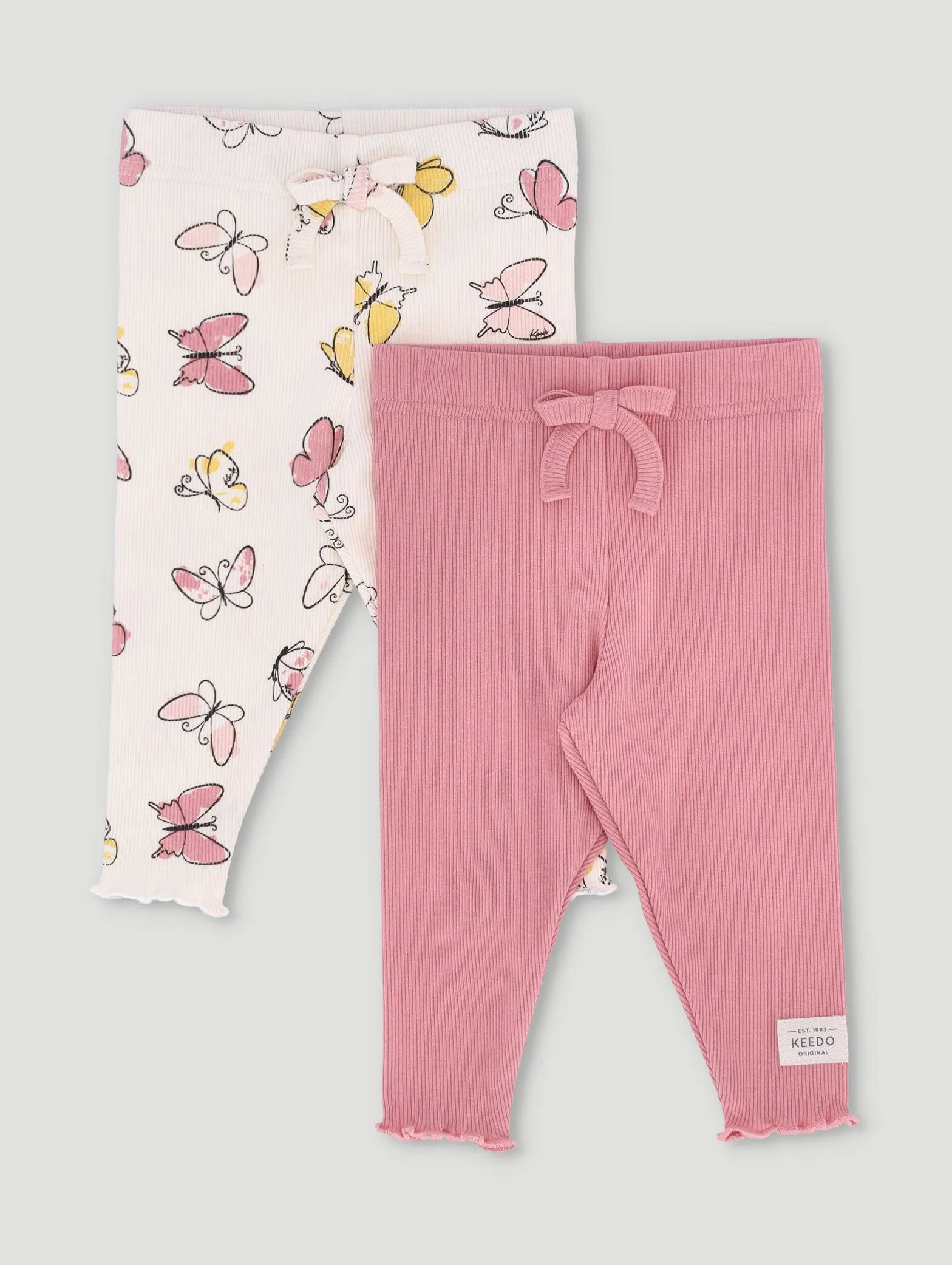 Baby Girls Vintage Butterfly Pack Legging