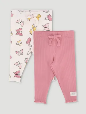 Baby Girls Vintage Butterfly Pack Legging
