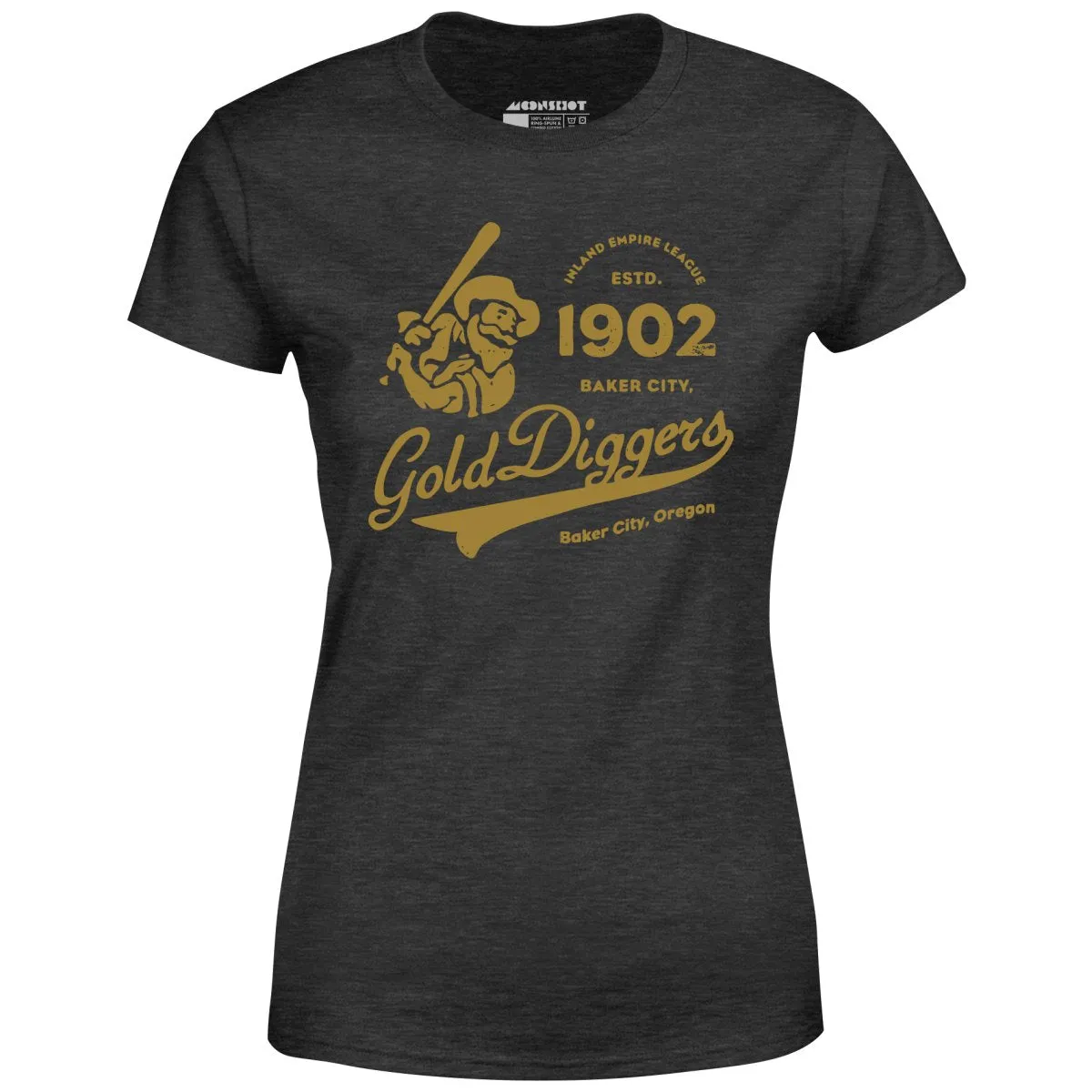 Baker City Gold Diggers - Oregon - Vintage Defunct Baseball Teams - Women's T-Shirt