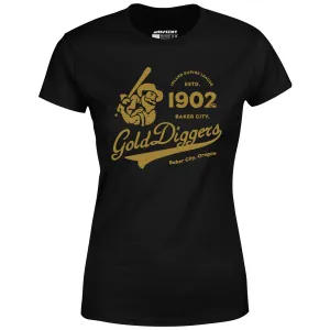 Baker City Gold Diggers - Oregon - Vintage Defunct Baseball Teams - Women's T-Shirt