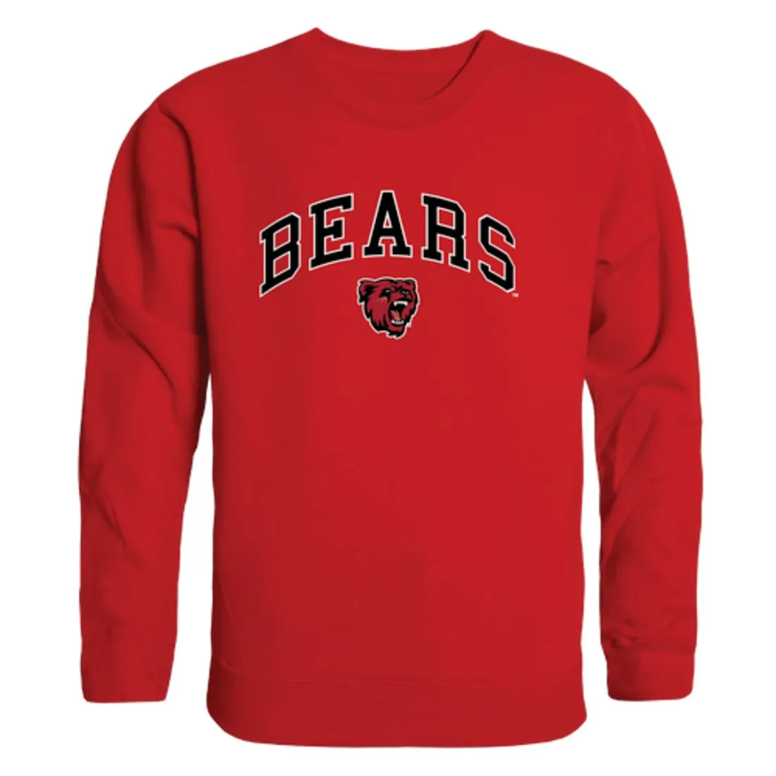 Bridgewater State University Bears Campus Fleece Crewneck Pullover Sweatshirt