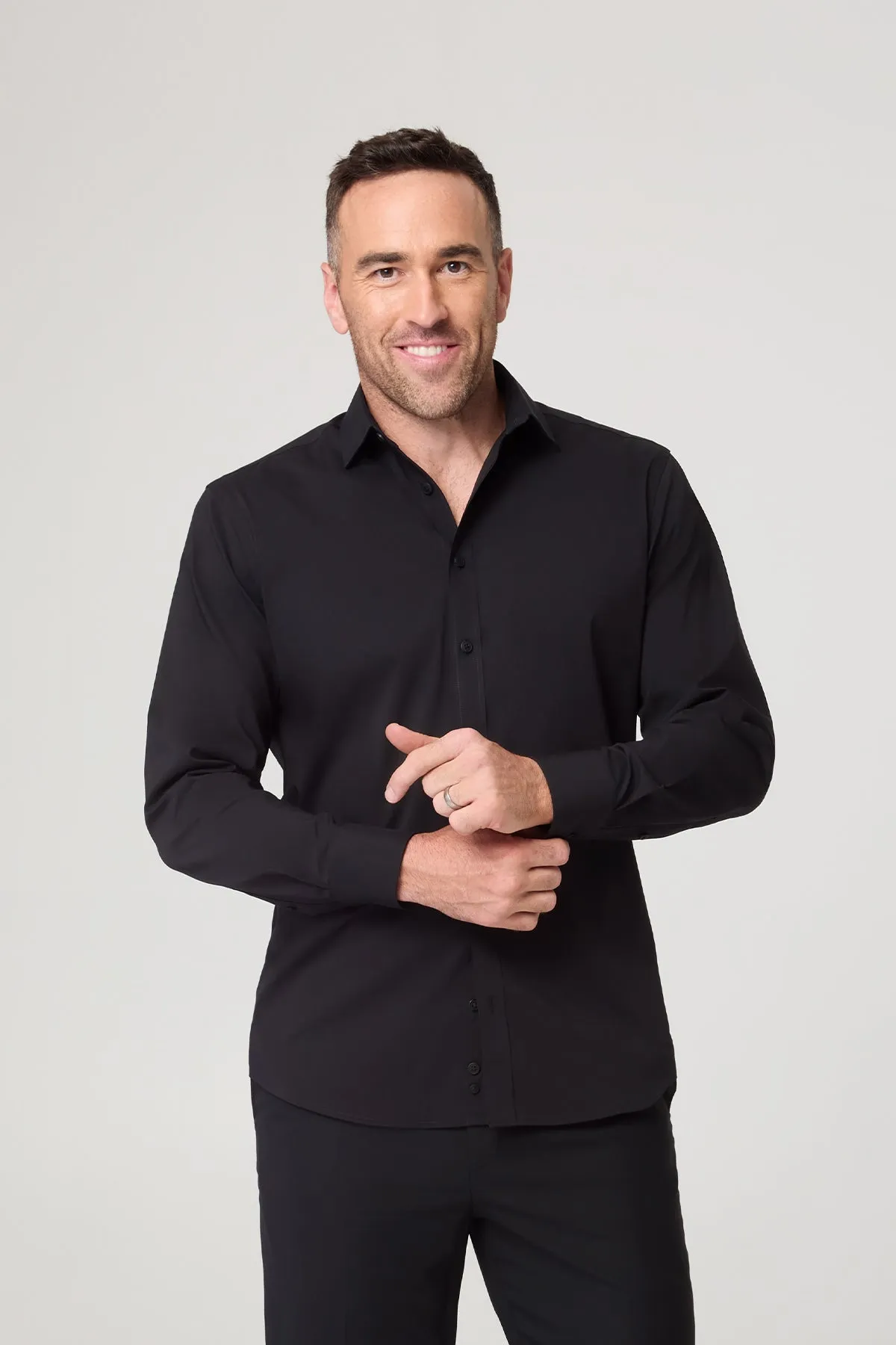 City Collection Mens Oliver Long Sleeve Shirt (4773)