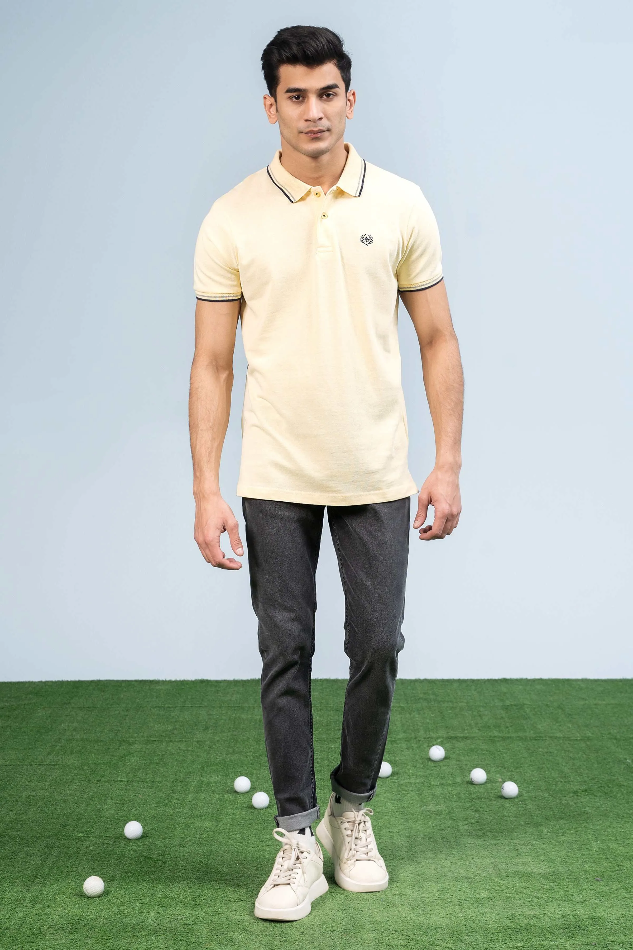 CLASSIC POLO LIME YELLOW