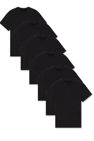 Classic Tee - Onyx Black / 6 Pack