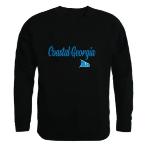 College of Coastal Georgia Mariners Script Fleece Crewneck Pullover Sweatshirt
