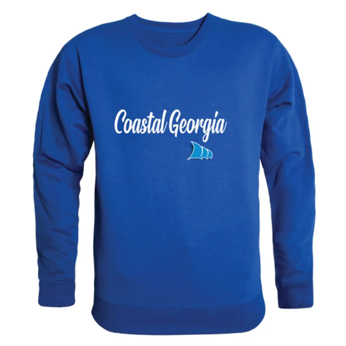 College of Coastal Georgia Mariners Script Fleece Crewneck Pullover Sweatshirt