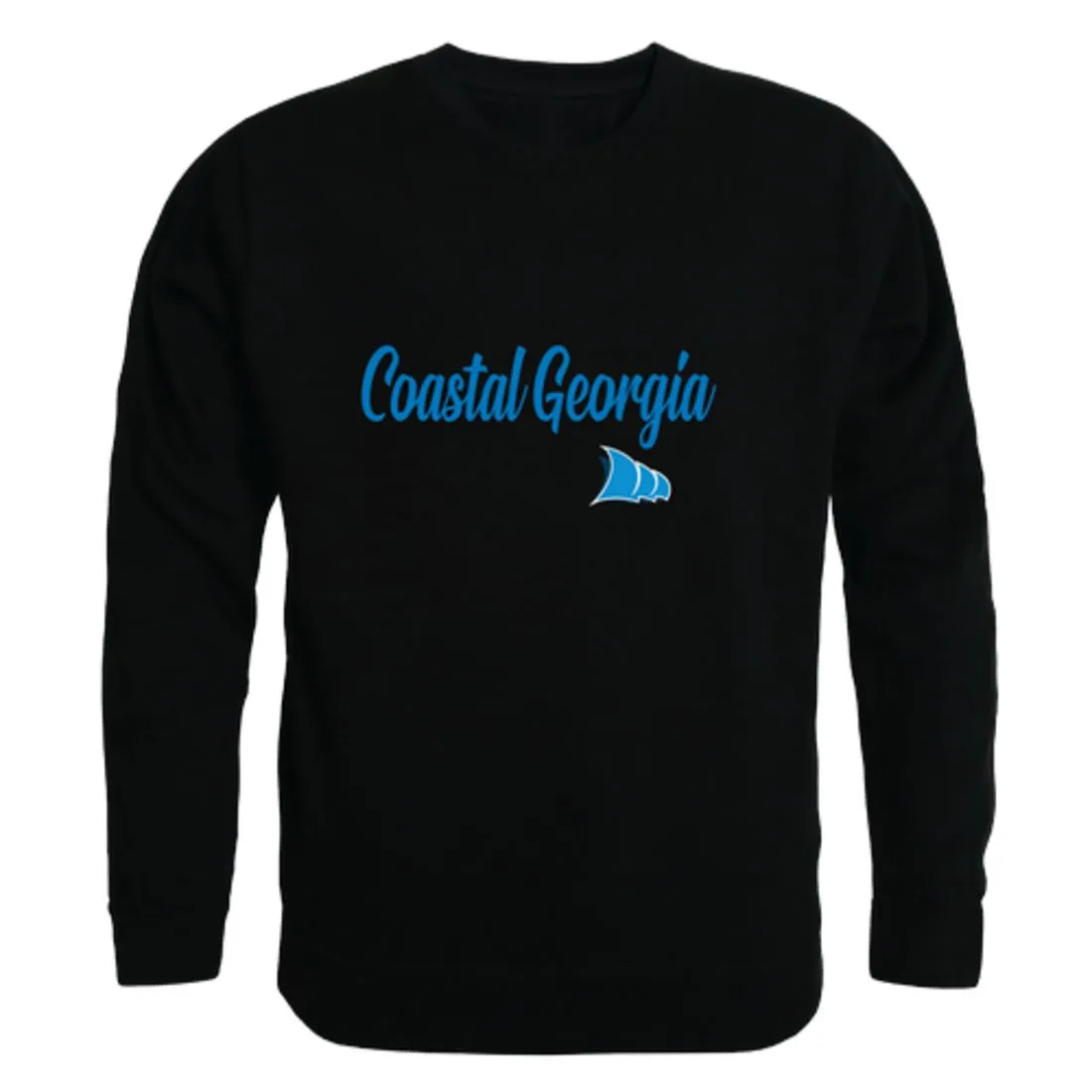 College of Coastal Georgia Mariners Script Fleece Crewneck Pullover Sweatshirt