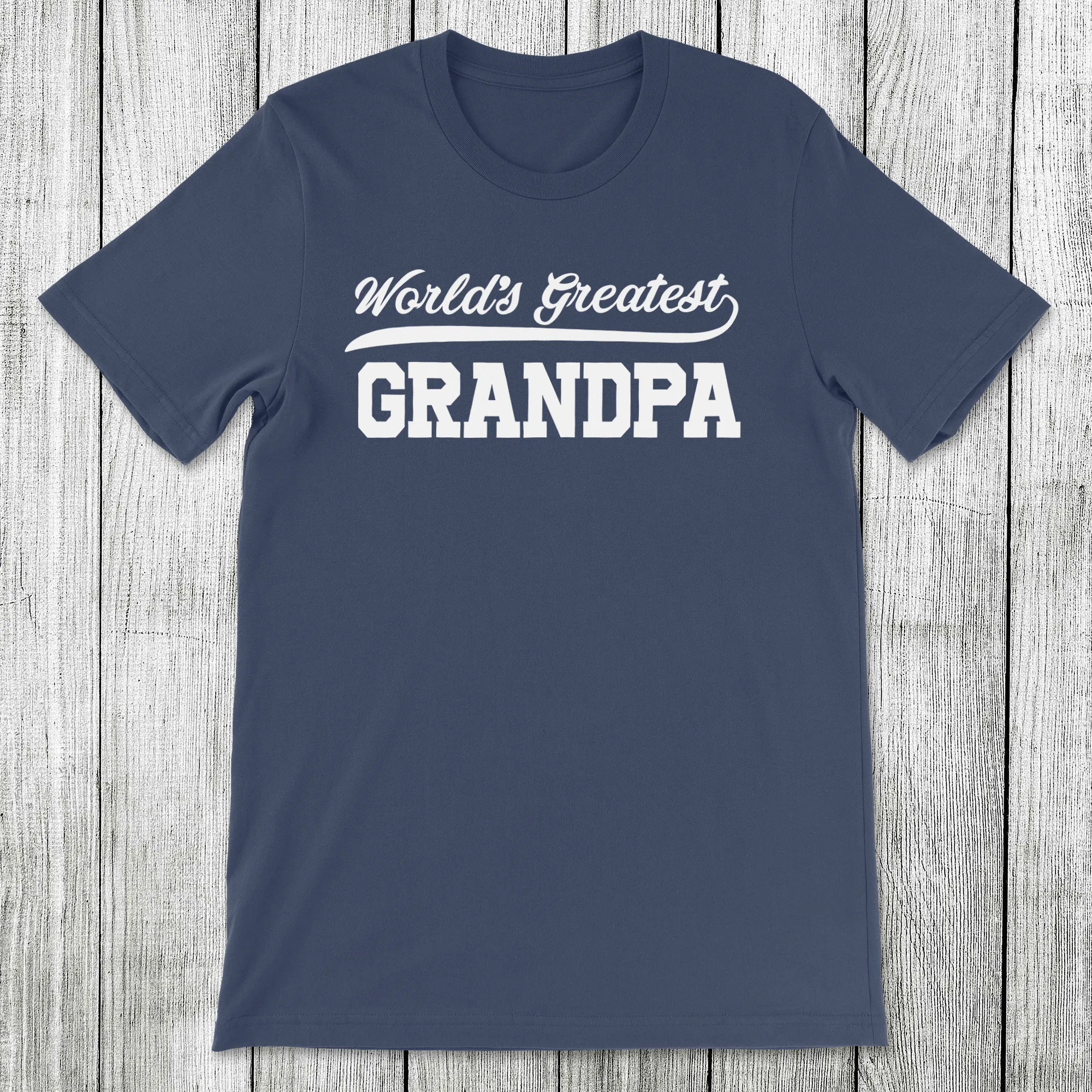 Daydream Tees World's Greatest Grandpa Navy