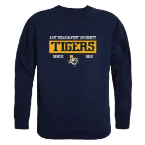 East Texas Baptist University Tigers Established Fleece Crewneck Pullover Sweatshirt