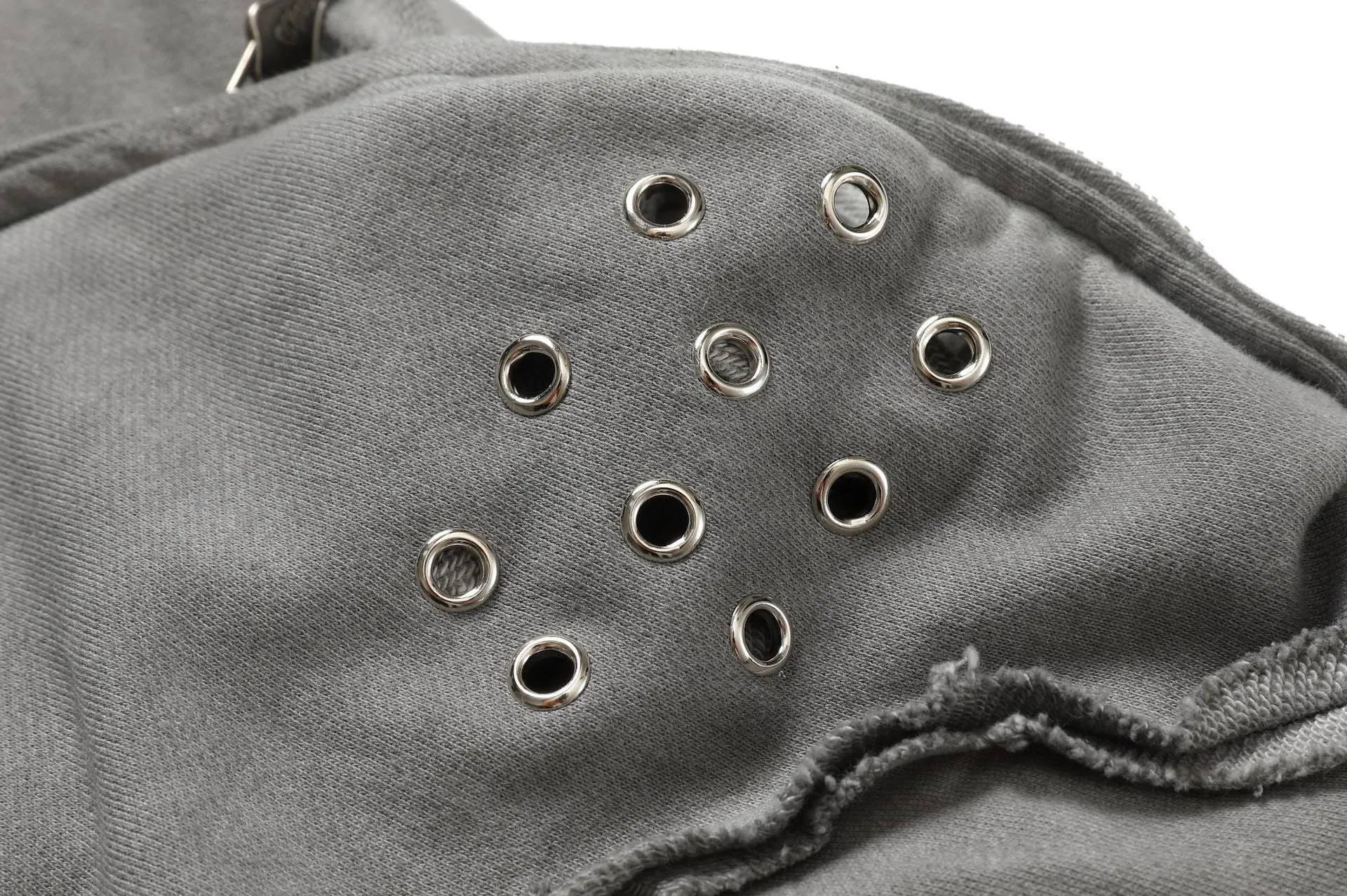 Edgy Zip Sleeveless Hoodie