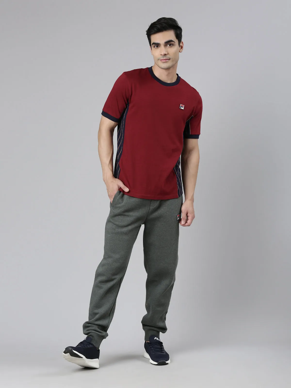Fila Black Clooney Pant Men's Cuffed Joggers