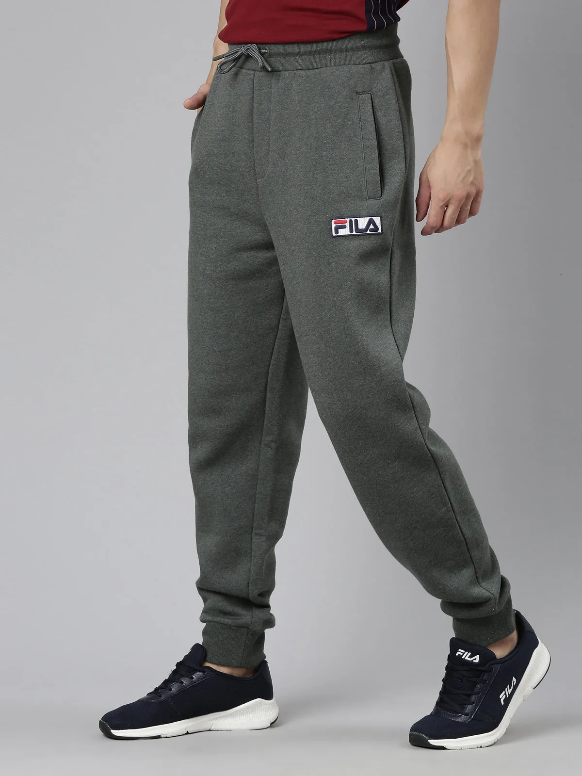 Fila Black Clooney Pant Men's Cuffed Joggers