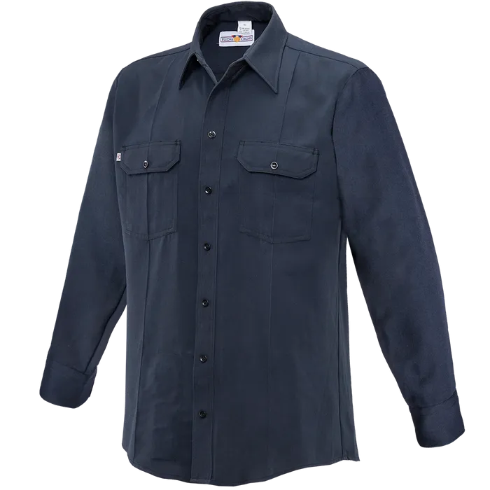 Flying Cross Men's Long Sleeve Button Front Cross FR Woven Shirt