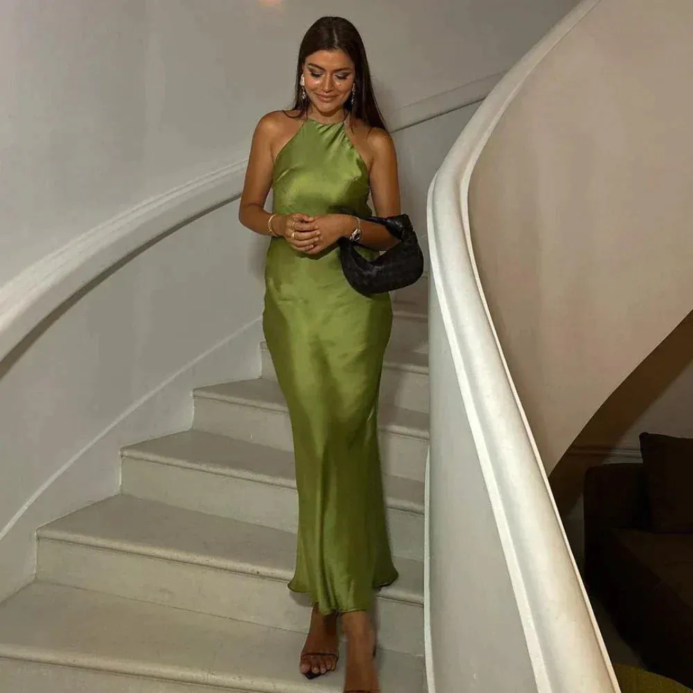 Heidi-Mode | Ärmelloses Seidenkleid