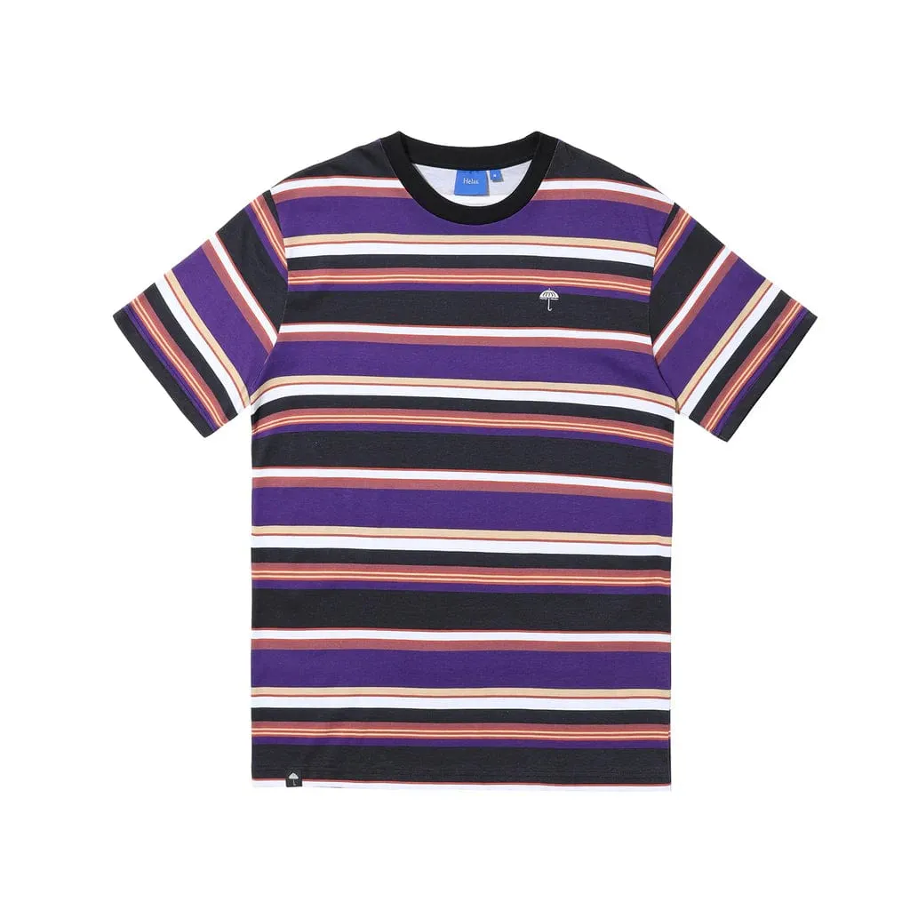 Helas Rayures Striped T-Shirt Purple/Black