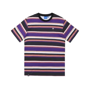 Helas Rayures Striped T-Shirt Purple/Black