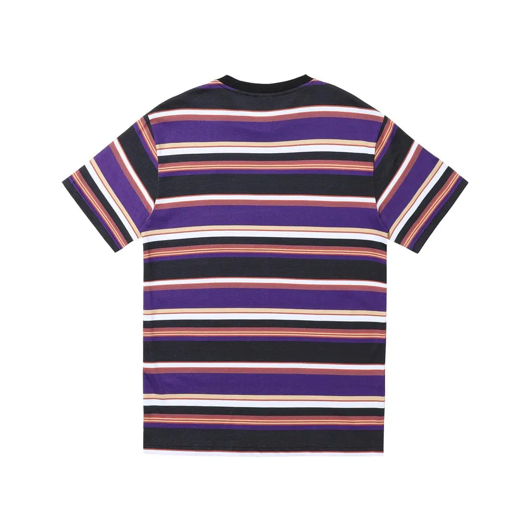 Helas Rayures Striped T-Shirt Purple/Black