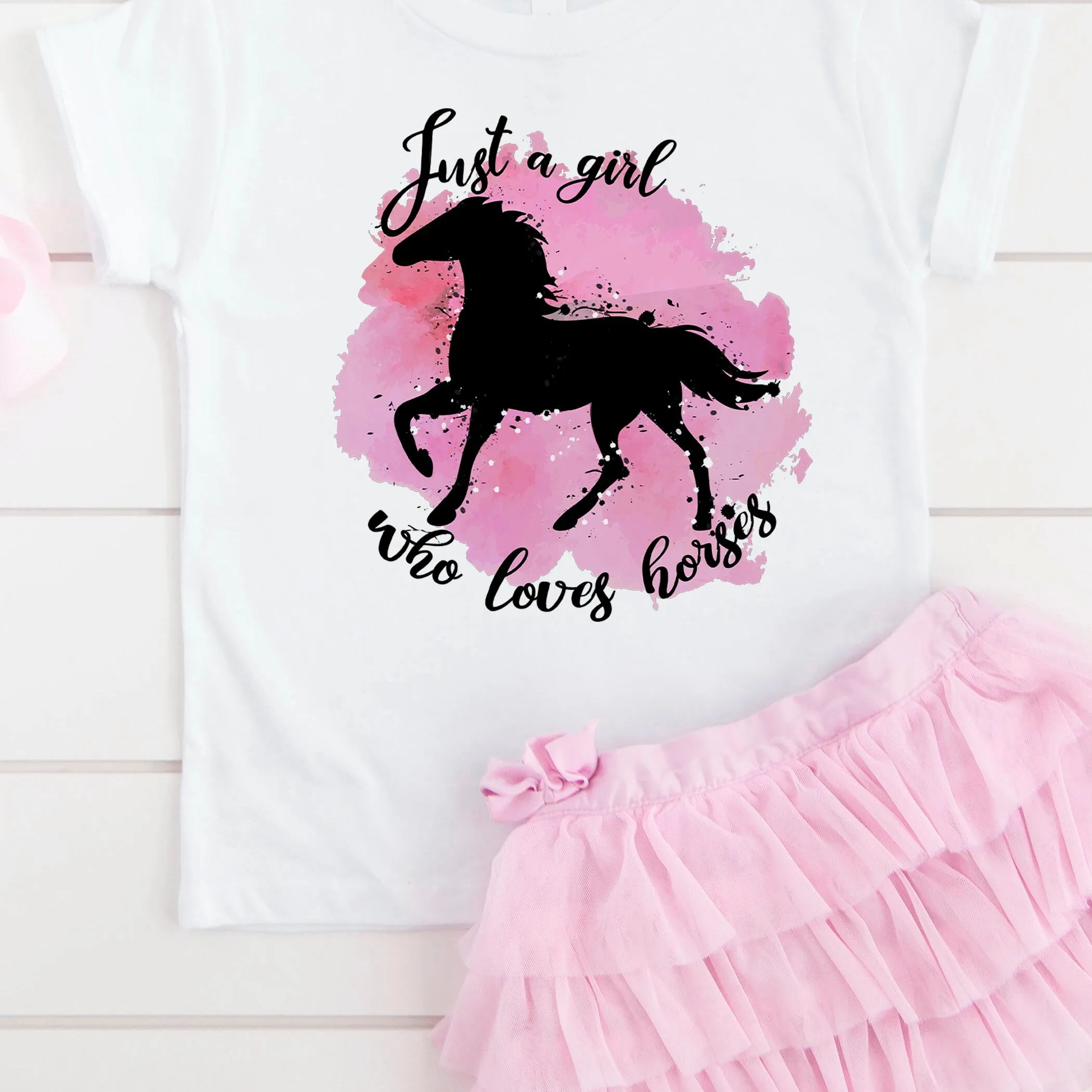 Horse Tshirt for girls, gifts for girls, toddler Youth Kids Tees, horse gifts,