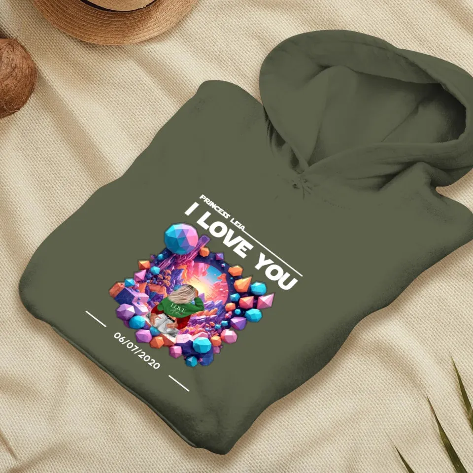 I Love You - Custom Date - Personalized Gifts for Couples - Hoodie