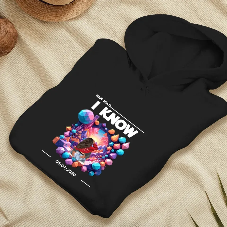 I Love You - Custom Date - Personalized Gifts for Couples - Hoodie