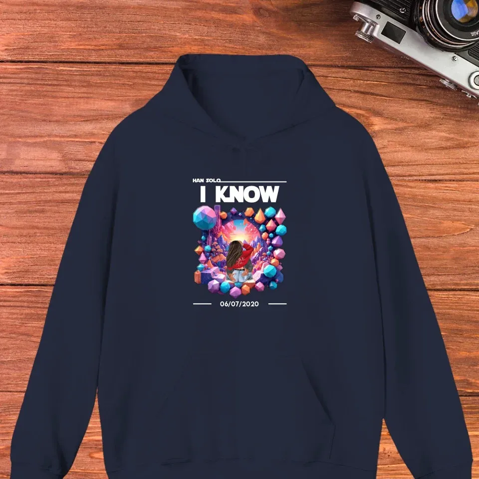 I Love You - Custom Date - Personalized Gifts for Couples - Hoodie