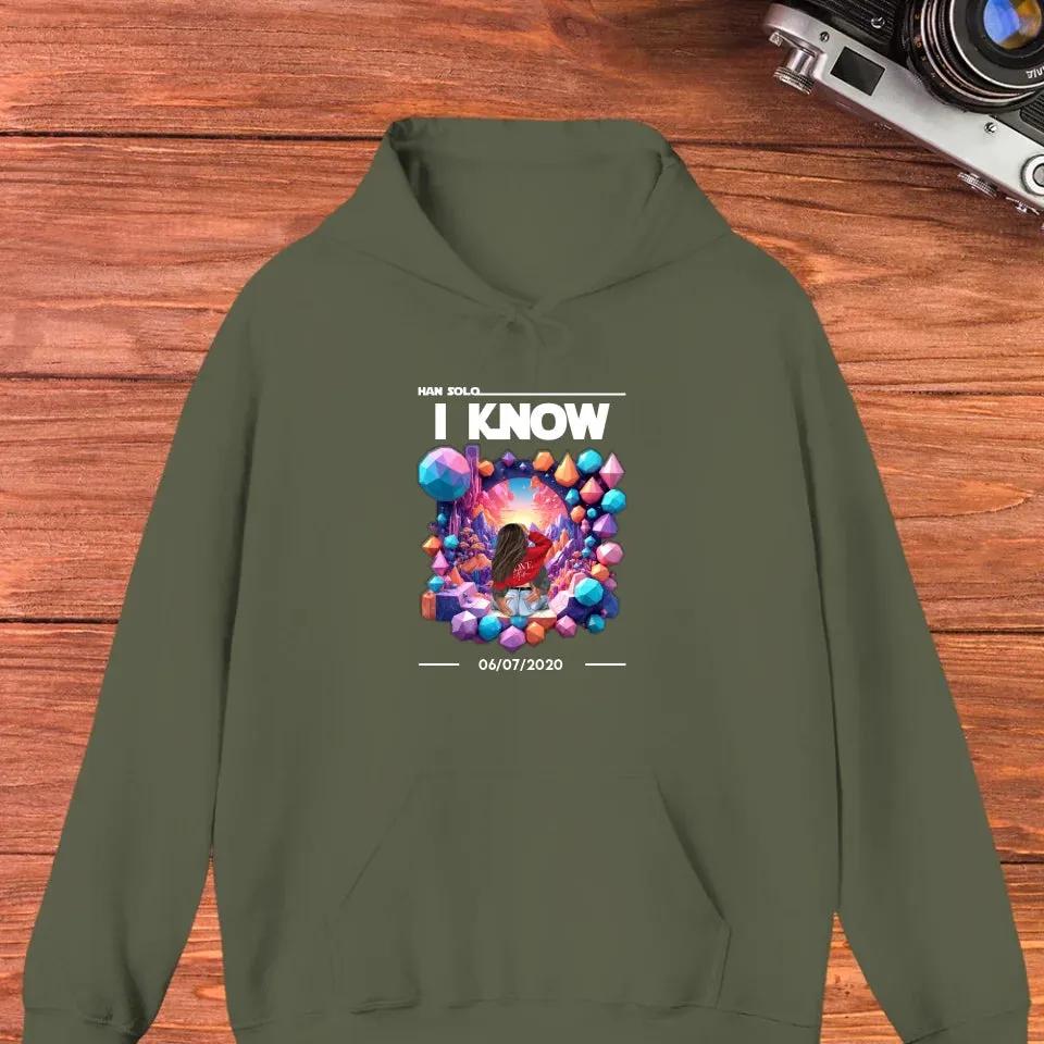 I Love You - Custom Date - Personalized Gifts for Couples - Hoodie