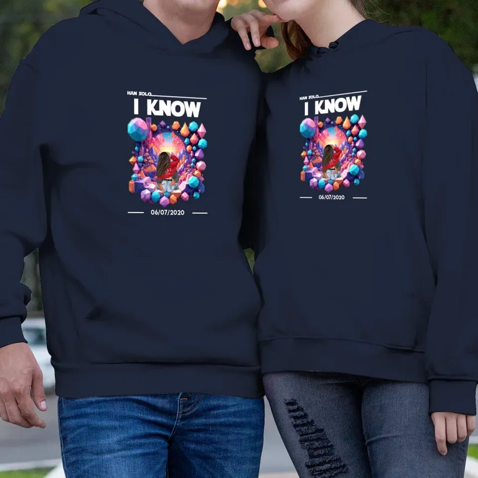 I Love You - Custom Date - Personalized Gifts for Couples - Hoodie
