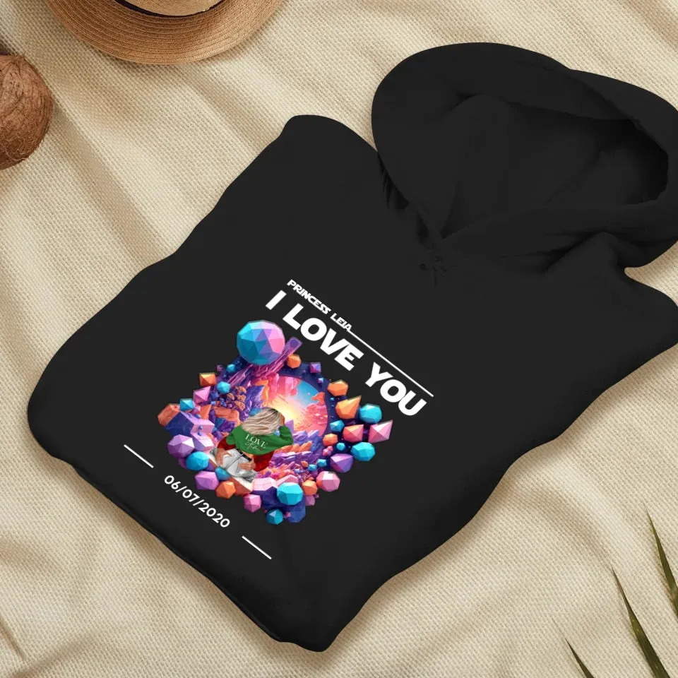 I Love You - Custom Date - Personalized Gifts for Couples - Hoodie