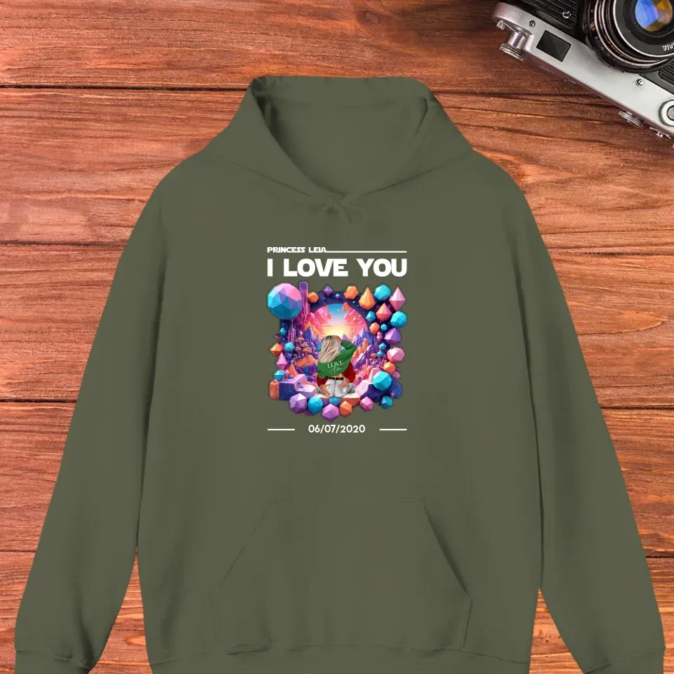 I Love You - Custom Date - Personalized Gifts for Couples - Hoodie