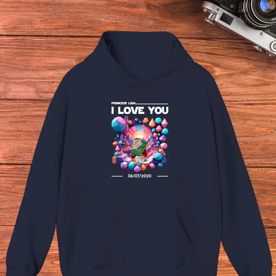 I Love You - Custom Date - Personalized Gifts for Couples - Hoodie
