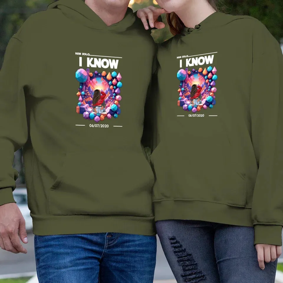 I Love You - Custom Date - Personalized Gifts for Couples - Hoodie