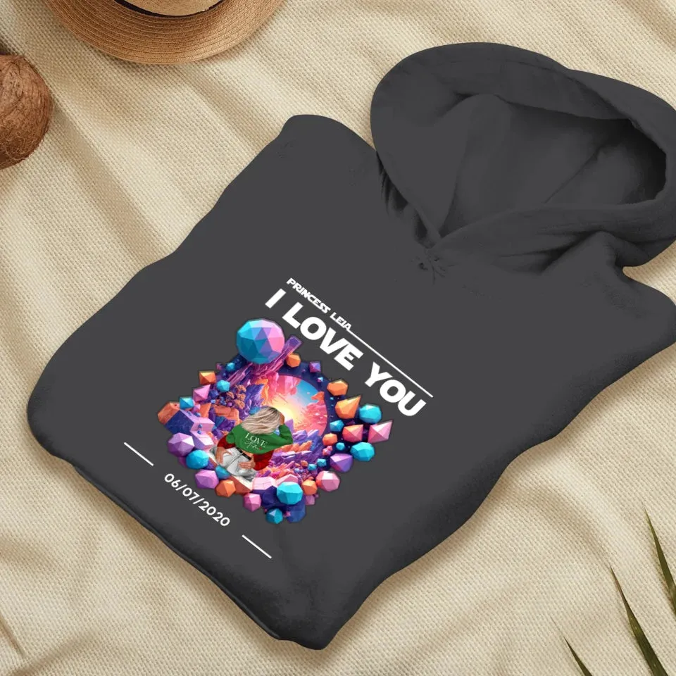 I Love You - Custom Date - Personalized Gifts for Couples - Hoodie