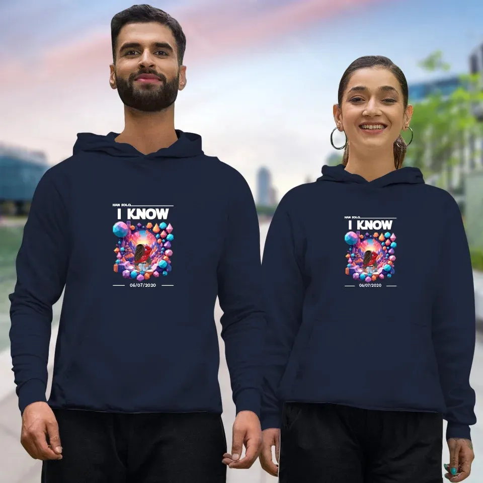 I Love You - Custom Date - Personalized Gifts for Couples - Hoodie
