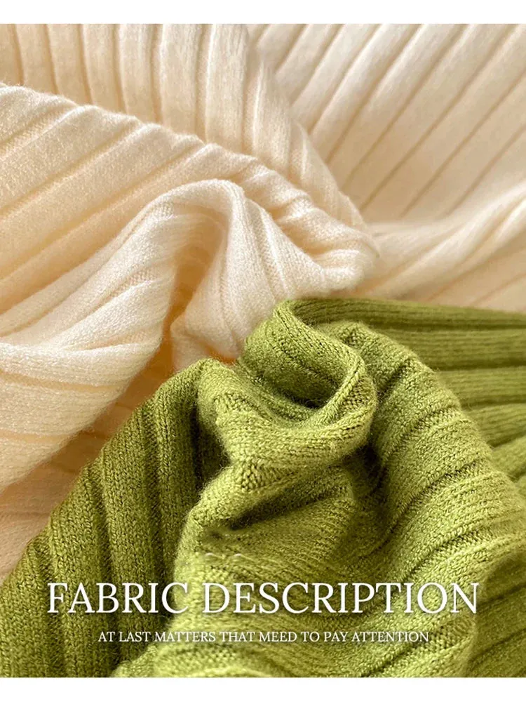 Ivyshape | Bold Striped Knit Sweater for Women