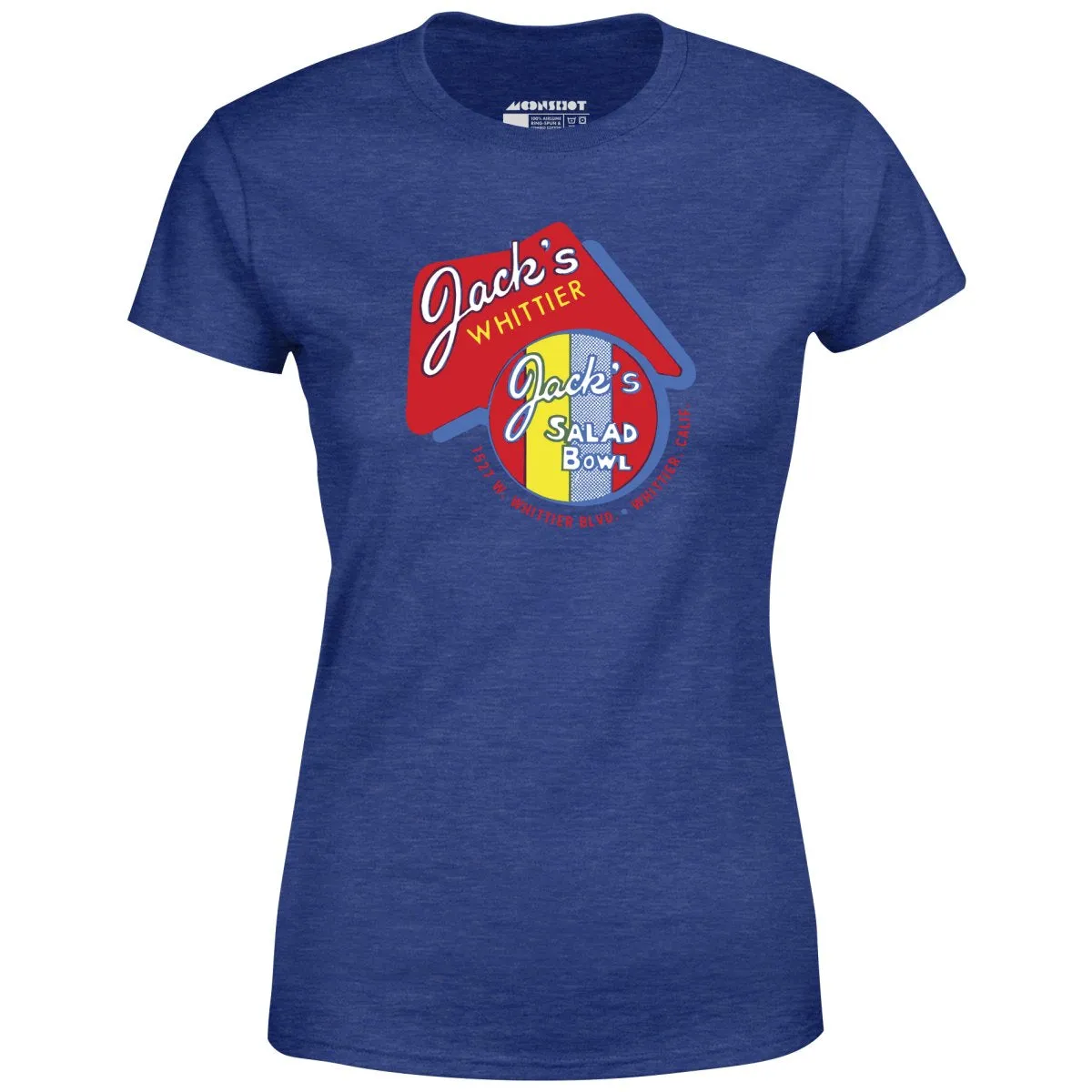 Jack's Salad Bowl - Whittier, CA - Vintage Restaurant - Women's T-Shirt