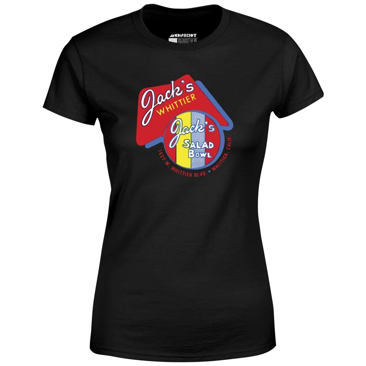Jack's Salad Bowl - Whittier, CA - Vintage Restaurant - Women's T-Shirt