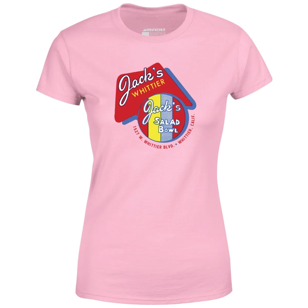 Jack's Salad Bowl - Whittier, CA - Vintage Restaurant - Women's T-Shirt