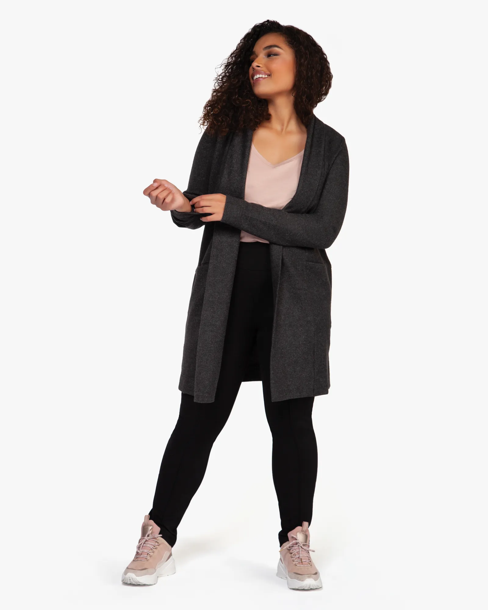 Josslyn Sweater Cardigan | Charcoal Grey